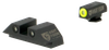 Night Fision NS Set for Glock 17 19 34 Yellow Ring