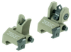 Troy Industries Micro M4 Front and DOA Rear Folding BattleSight Set Flat Dark Earth