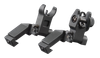 AIM Sports AR Low Profile 45 Degree Flip Up Sight Set Aluminum Black MT45FS