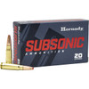 Hornady Subsonic Ammunition 7.62x39mm, 255 Grain, SUB-X Flexible Polymer Tip, 20 rnds [MPN:80787]