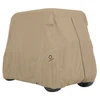 Classic Fairway Golf Cart Quick-Fit Cover Long Roof - Black