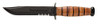 Ka-Bar Full-Size Fixed Army 7 in Black Blade Leather Handle