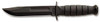 Ka-Bar Short Fixed 5.25 in Black Combo Blade Leather Handle