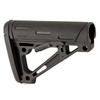Hogue AR15 M16 OverMolded Collapsible Buttstock-Black Rubber