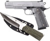 Desert Eagle 1911 Government .45 Scp 5" 8rd Stainless Steel Wood W/knife