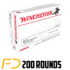 Winchester USA 6.5 Creedmoor, 125gr, Open Tip - 200 Rounds (10 boxes of 20 rnds) - Free Shipping