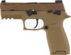 SIG SAUER P320 M18 9MM 3.9" BARREL 10-ROUNDS COYOTE TAN CALIFORNIA COMPLIANT