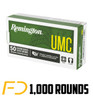 Remington UMC Handgun 9MM, 115gr, FMJ - 1000 Rounds [MPN: 23728] - Free Shipping