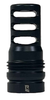 RUGGED SUPPRESSOR 3 PORT BRAKE .338, MUZZLE, M18X1.5 THREAD PITCH, MATTE FINISH, BLACK MB027