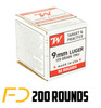 Winchester Target &amp; Practice 9MM, 115gr, FMJ - 200 rounds (4 boxes of 50)