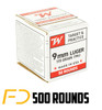 Winchester Target &amp; Practice 9MM, 115gr, FMJ [MPN: W9MM50] - 500 rounds - Free Shipping