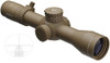Leupold Mark 5HD Rifle Scope 3.6-18X44 35mm Tremor 3 Matte Finish Dark Earth M5C3 ZeroLock Elevation Adjustment First Fo