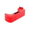 Cross Armory Extended Magazine Catch for Glock 17/19/22 Gen 4 And 5 Aluminum Red