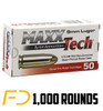 Maxxtech 9MM, 115gr, FMJ - 1000 Rounds (20 boxes of 50 rnds) [MPN: PTGB9MMB]