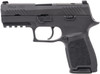 Sig P320 9mm 3.9" Siglite - Striker Or (2)15rd Black Steel