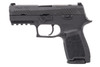 Sig P320 9mm 3.9" Siglite Striker Or (2)10rd Black Steel