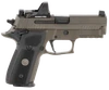Sig Sauer P229 Compact Legion RXP 9mm  10+1 Legion Gray Cerakote Stainless Steel Slide Black G10 Grip X-RAY3 Night Sights w/ ROMEO1PRO
