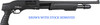 Iver Johnson Pump 12ga. 3" - 18" Cyl  2-piece P-grip Stock