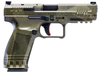 Canik Arms TP9 METE SFT 9mm Luger 4.46" 20+1 Weight: 1.74" Green Bomber Cerakote Semi Auto Pistol