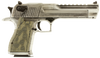Magnum Research DE44WMD Desert Eagle Mark XIX 44 Rem Mag 6" 8+1 White Matte Distressed Cerakote Carbon Steel Frame & Slide Distressed G10 Grip