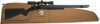 Cva Wolf Rifle .50cal - Blued/black Syn. W/3-9x32