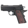 Colt Mfg O7802XE 1911 Defender 9mm Luger 3" 8+1 Blued Carbon Steel Slide Black Cherry G10 Grip
