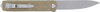 Cobratec Kuzio Folder 3.12" - Tan G10 D2 Blade
