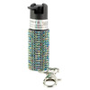 Sabre Jeweled Pepper Spray W/ - Snap Clip/twist Lock Black
