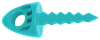 Targettack Llc Ttack Tt1in6pk-te  1-" 6-pack Teal