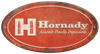 Hornady Oval Sign Horn 99144  Rustic Tin