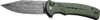 Civivi Knife Cogent 3.47" - Green Micarta/damascus Bttn Lk