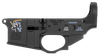 Spikes STLS030CFA Snowflake Stripped Lower Receiver Multi-Caliber 7075-T6 Aluminum Black Anodized with Color Fill for AR-15