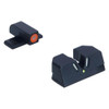 Meprolight Hyper Bright VSight Fixed Pistol Set for Sig P226 Green with Orange Front