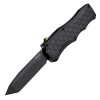 Hogue Exploit OTF Automatic: 3.5" Tanto Blade  Black PVD Finish Matte Aluminum Frame Tritium Infused Trigger