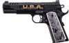 Auto Ordnance 1911 .45 ACP Trump Fight, 5" barrel, 7 round - Black/Gold [MPN: 1911TCAC18]