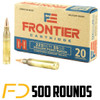 Frontier .223 Remington, 55gr, FMJ - 500 rnds - Free Shipping