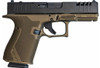 Glfa 19 Striker 9mm 4" 15 Shot - Black Slide Bronze Frame