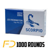 STV Technology Scorpio Ammo .223 REM, 55gr, FMJ - 1000 rounds [MPN: S223055F] - Free Shipping