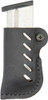Versacarry Leather Mag Holder  Single Stack W/ Flex Vent Blk