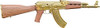Zastava Arms Usa Zpapm70 Zr7762wmgl 762 Rfl 24k Gold  Wlnt
