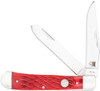 Cobratec Trapper Two Blade  G10 Red/ss Slip Joint