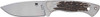 Cobratec Twin Mountain 4"  Fixed Blade Geniun Stag W/shth