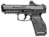 Heckler and Koch VP9A1 F 9mm, 4.5" Barrel, 15 rnd, Optics Ready, w/ Holosun SCS - Black [MPN:81001124]