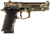 Beretta 92Xi Combat Series 9mm, 4.7" Barrel, Optic Ready, 15 rnd - MultiCam [MPN:SPEC0733A15]