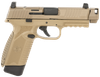 FN 545 MRD Compensator .45 ACP, 4.43" Barrel, Optic Ready, 15 rnd - FDE [MPN:66102136]