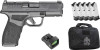 Springfield Hellcat Pro OSP 9mm, 3.7" Barrel, CA Compliant, CT1500 Red Dot, 5 Mags, 10 rnd - Black [MPN:HCP9379BOSPCAP25]