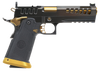 Watchtower Demolitia Limited Edition Elite Package 9mm, 5" Barrel, 5 rnd - Black/Gold [MPN:DEMOLITIA9MM5ELITE]