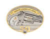 North American Arms Mini-Revolver .22 LR 1.13" barrel, 5 shot - r 5 Shot 1.13" Stainless Steel Barrel, Frame & Cylinder, Rosewood Birdshead Grip - Custom Carry 50th Anniversary Belt Buckle [MPN: NAA-22LR-BBO-50]