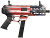 Gforce Arms Blade6 USA 9mm Luger 33+1 6" Black QPQ Steel Barrel, Cerakote Picatinny Rail Receiver, Rear Brace Mount, Forend Charge Handle/Slap Handle for Bolt Release, Polymer Grip