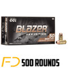 Blazer Ammunition .40 S&W, 165gr, FMJ - 500 Rounds [MPN: 5210] - Free Shipping